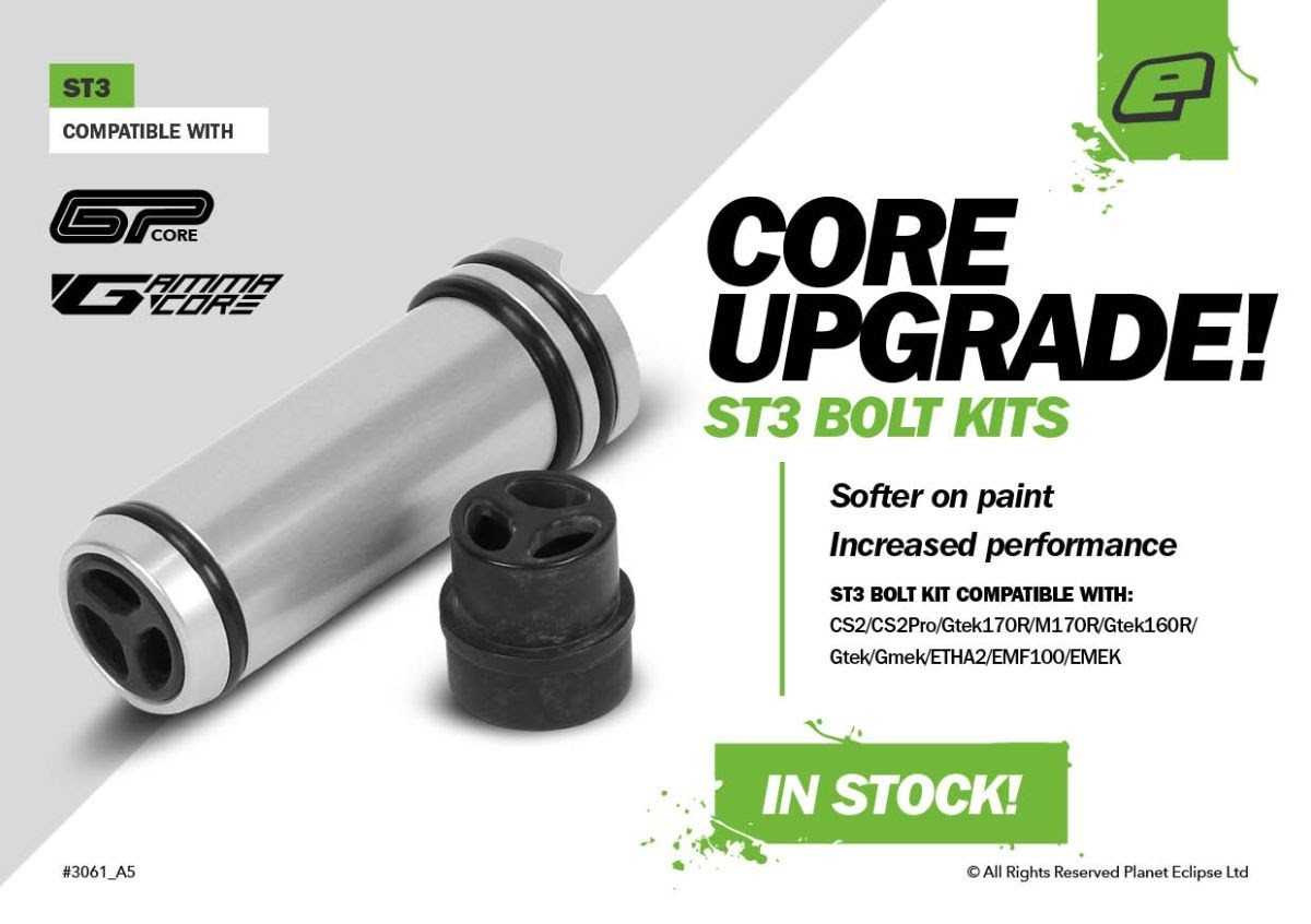Planet Eclipse Paintball ST3 Soft Tip Bolt Marker Replacement Upgrade Kit