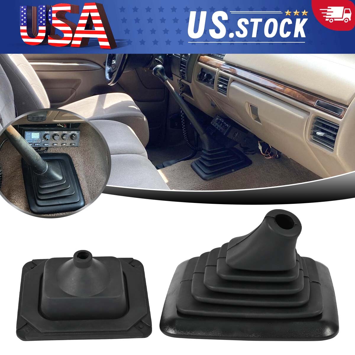 For Ford F-150 F-250 F-350 Bronco 1990-97 Manual Transmission Shifter Boot Cover