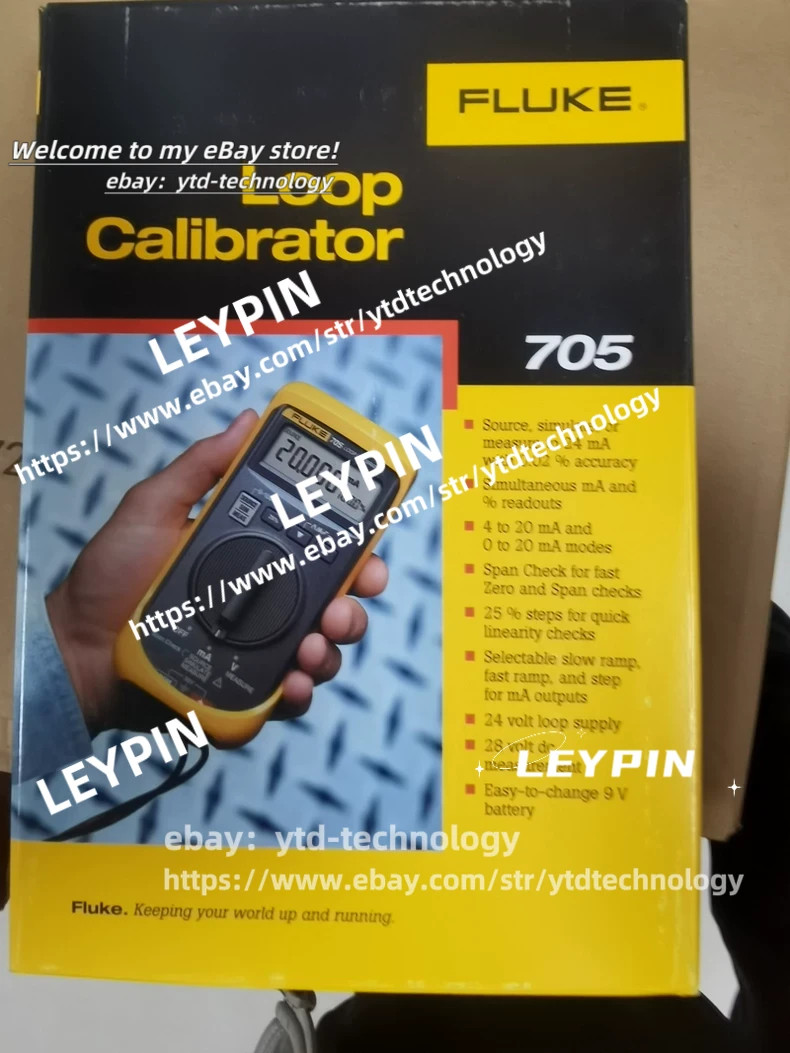 NEW FLUKE 705 LOOP CALIBRATOR SOURCE SIMULATE OR MEASURE DHL or FedEx#ytd