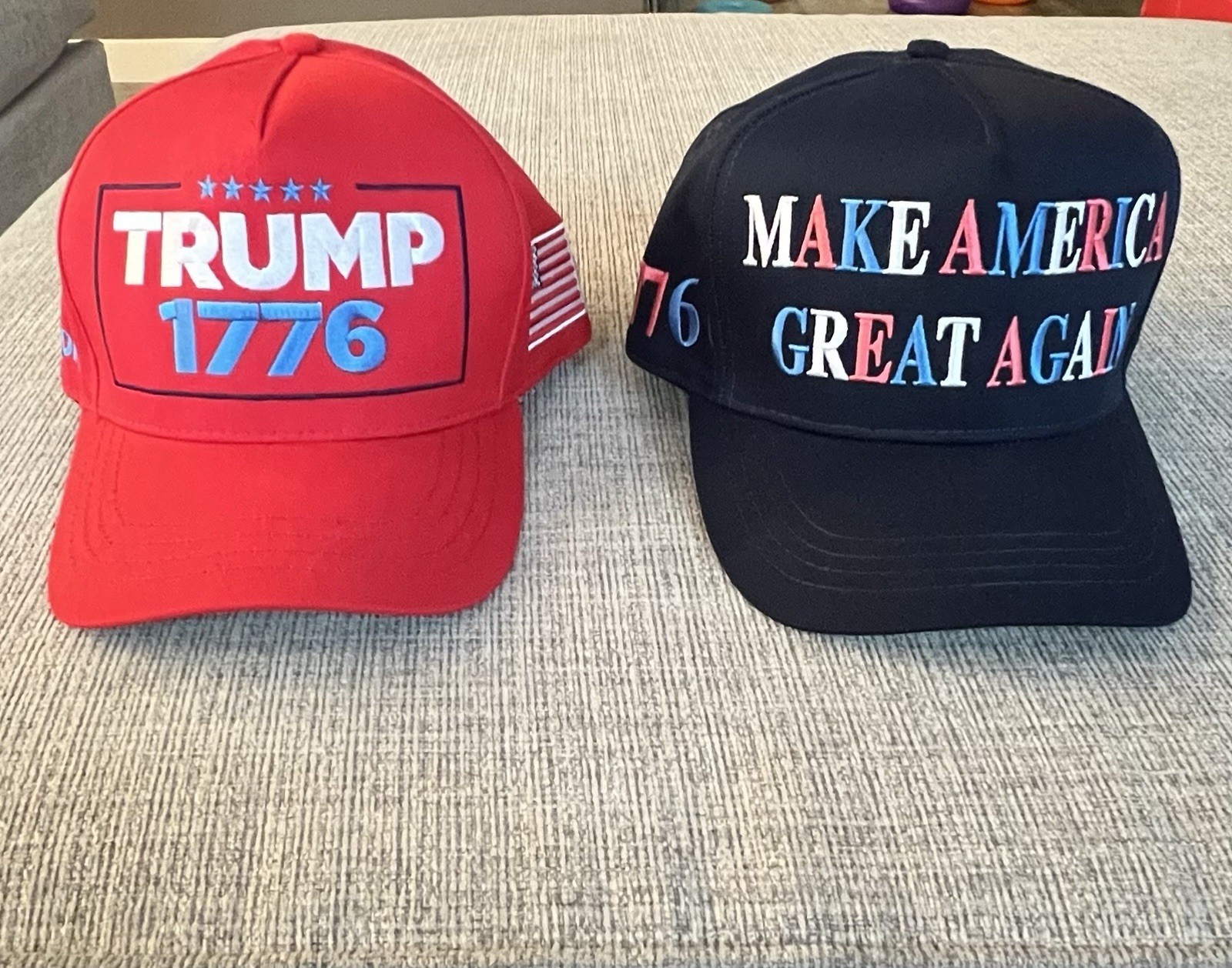 Lot Of 2 Limited Edition Trump 2025 4th Of July MAGA Hats 2 Made In USA Sold Out