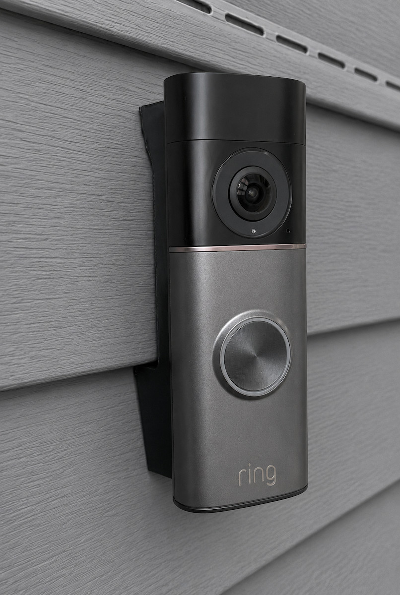 Ring Wired Doorbell Pro Retinal 4K 4.5"-5" Dutch Lap Siding Mounts (0º - 90º)