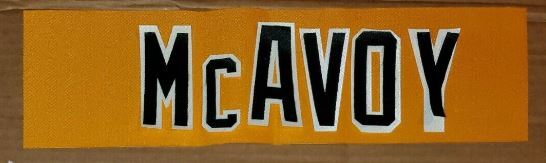 Pittsburgh Penguins UNSEWN Nameplate Namebar for your Jersey - Any Season Name