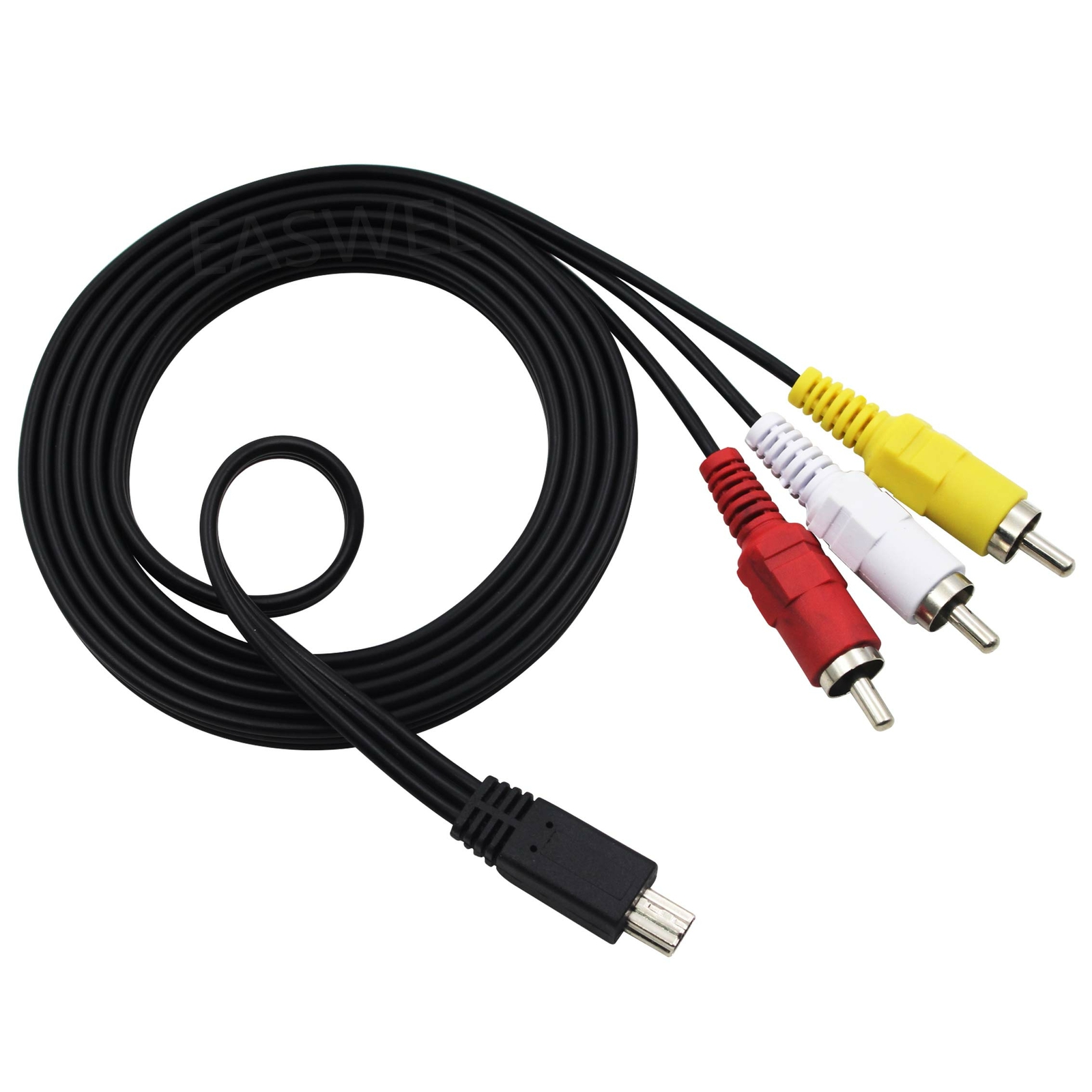 Mini USB To 3 RCA AV Audio Video Cable for Canon SD3500 IS SD4000 IS SD4500 IS