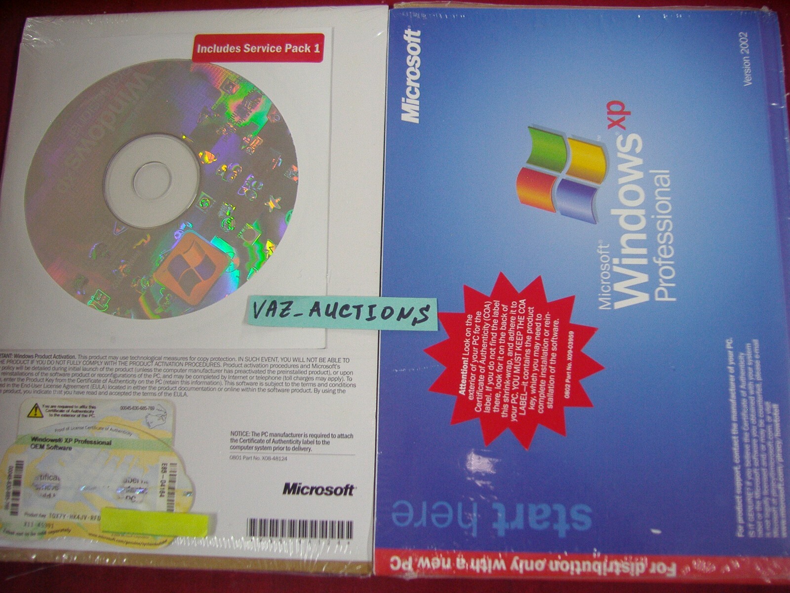 MICROSOFT WINDOWS XP PROFESSIONAL FULL OPERATING SYSTEM MS WIN PRO =NEW SEALED=