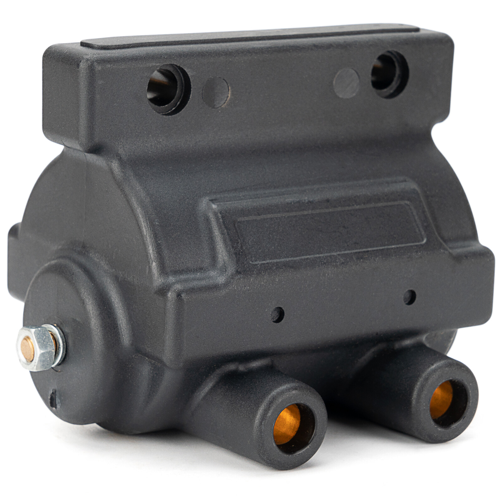 Black Dual Fire Twin Power Ignition Coil Fit For Harley Sportster Repl 31609-65A