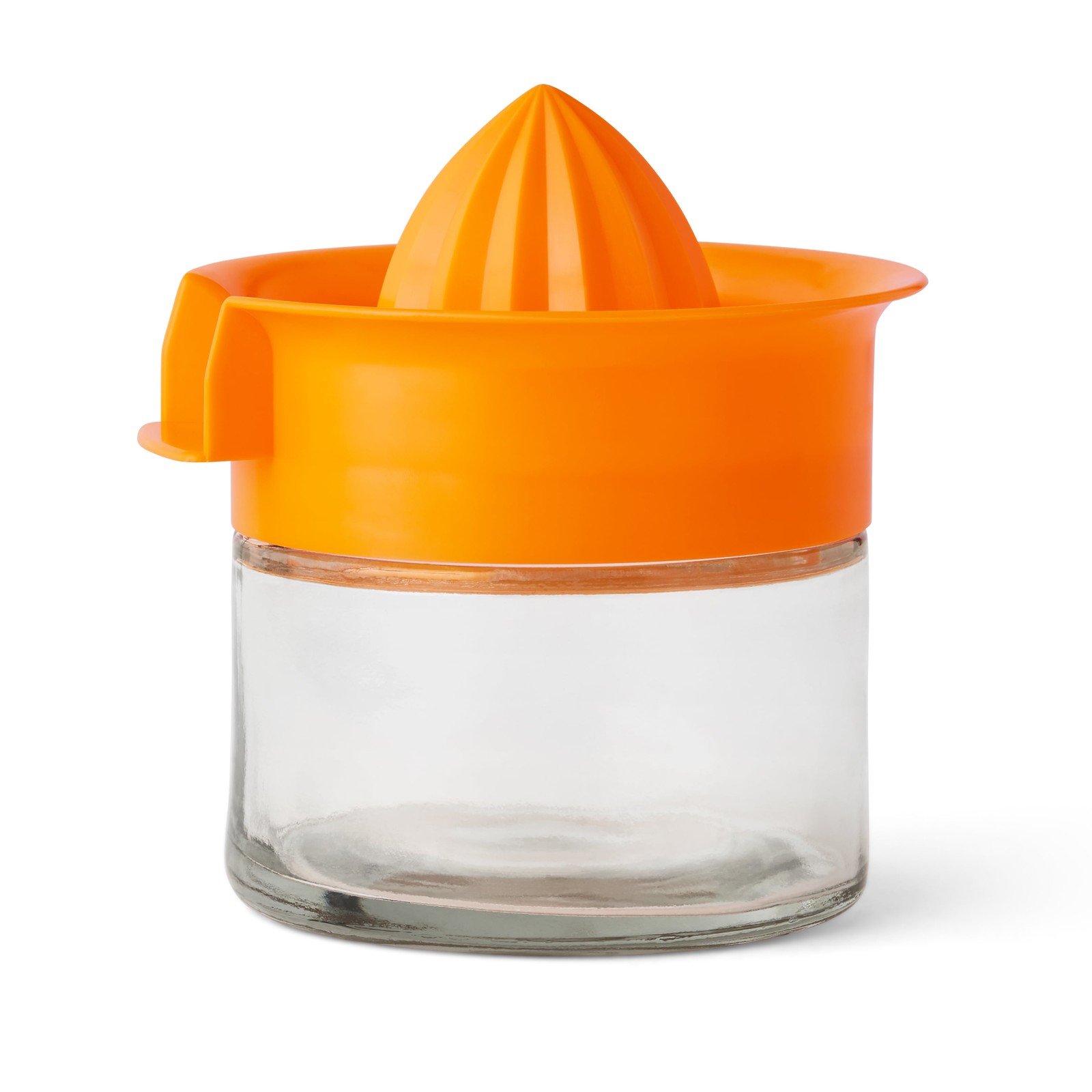 Mainstays 10oz Citrus Juicer with Easy-Screw Lid, Made of Glass and Plastic