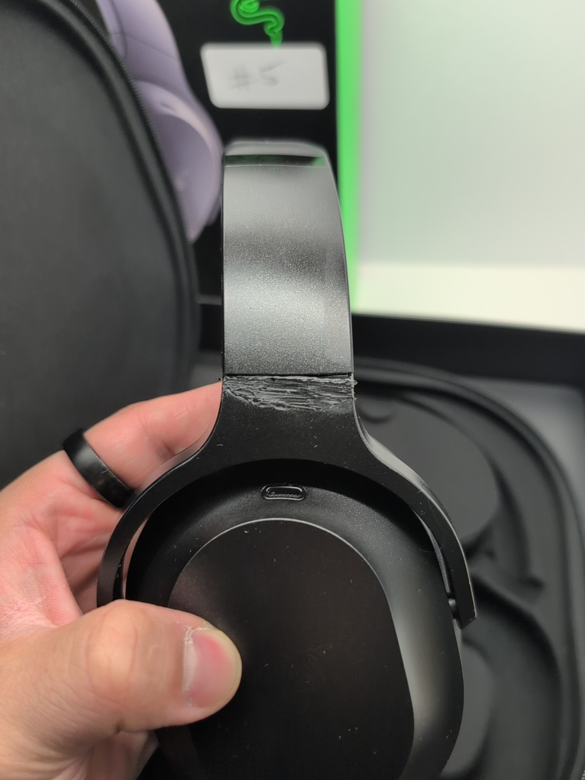 Razer Barracuda Pro Wireless Gaming Headset for PC/Console Hybrid ANC W/ Box #5