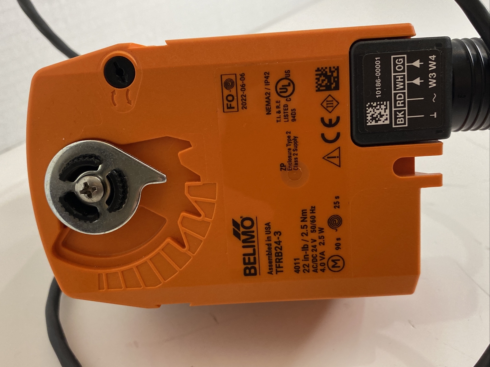 Belimo B215HT455+TFRB24-SR CV 4.55