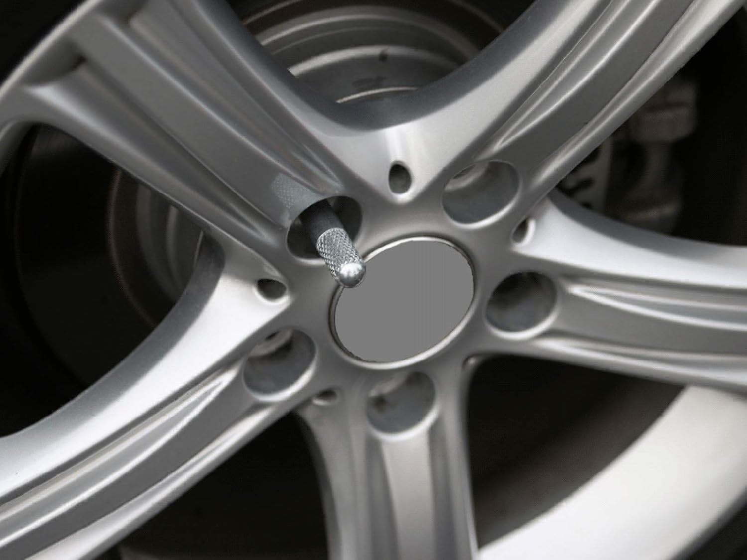 Silver Wheel Alignment Pin Tool - M14x1.5 - Perfect for Easy Wheel Installations
