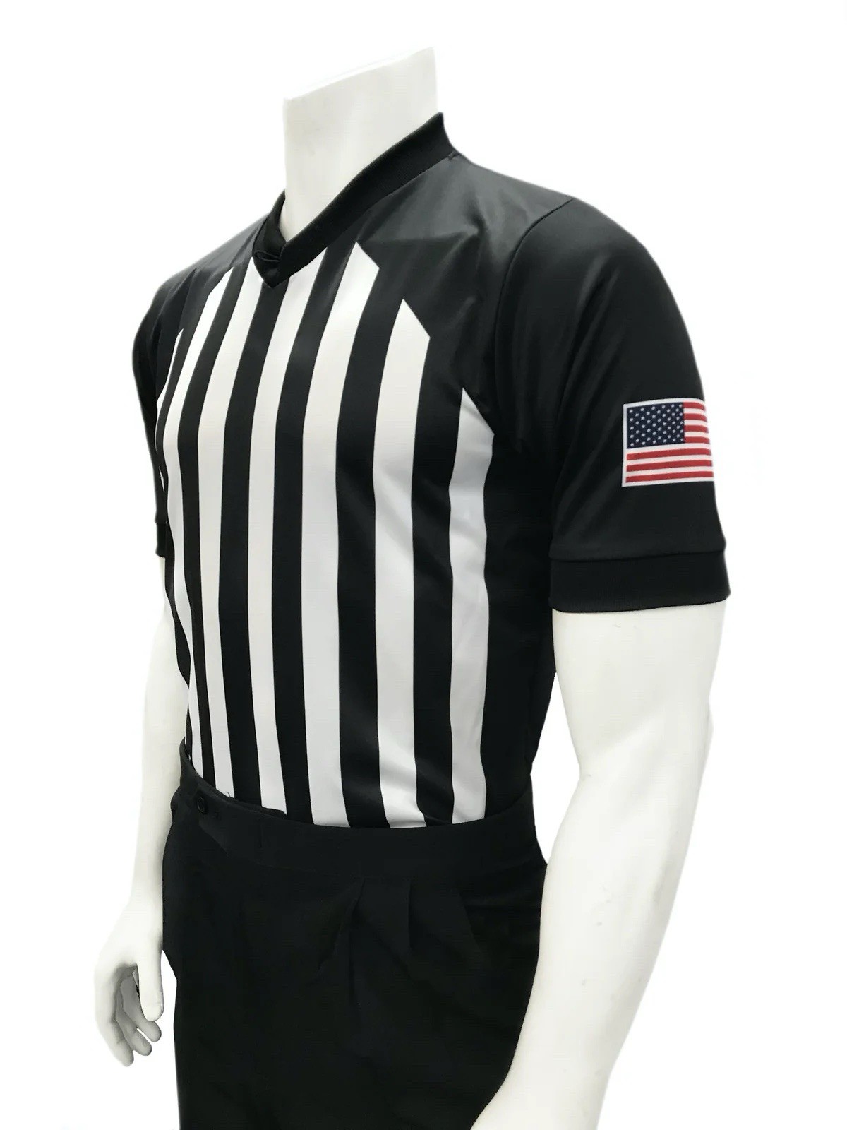 NWT Smitty Offical’s Apparel Mens Small Body Flex College Referee Official White