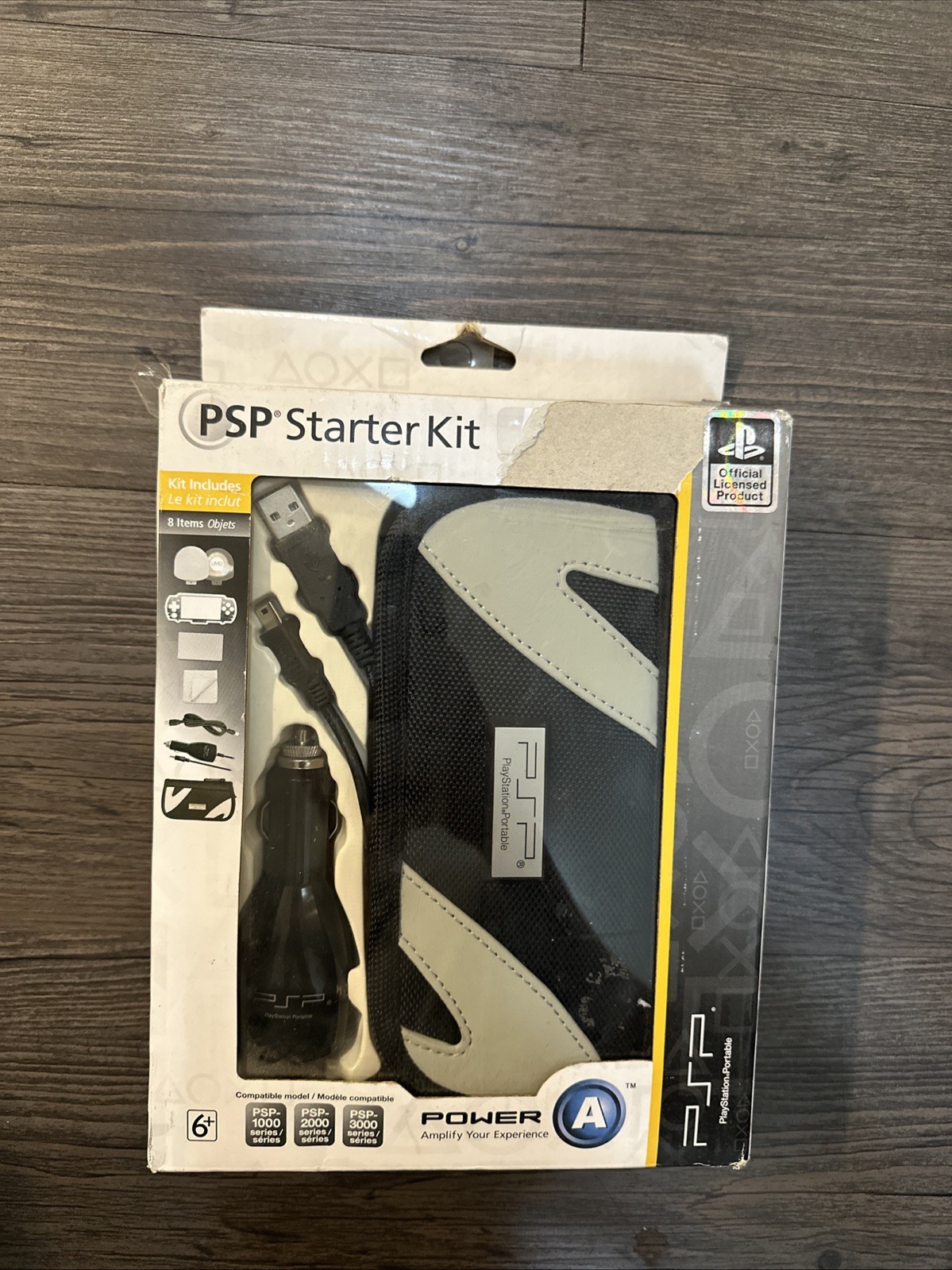 Power A Sony PSP Starter Kit Carry Case Car Charger Screen Protector + More Read