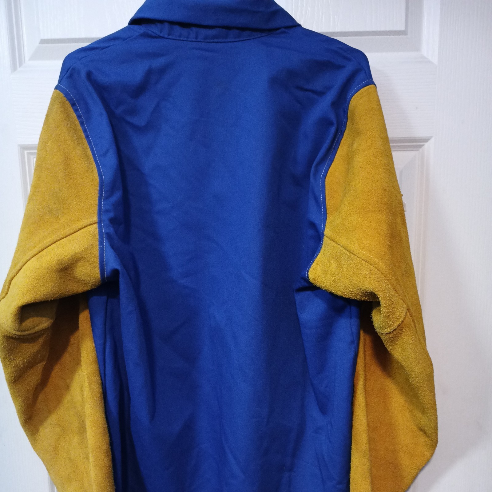 Radnor Welding Jacket Leather Sleeve Shirt Jacket Small NEW