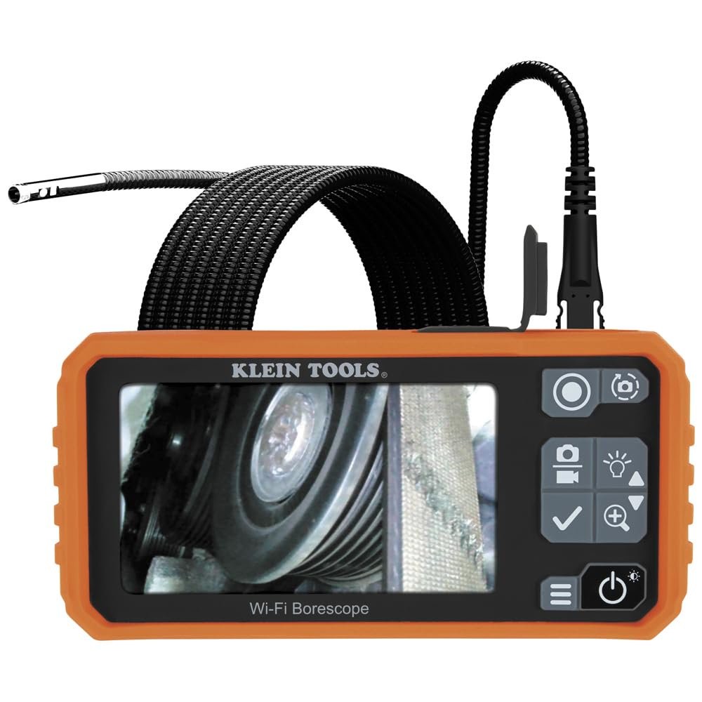 Klein ET19 Wi-Fi Pro Borescope Dual Lens 5.5mm 9.8ft Waterproof Endoscope