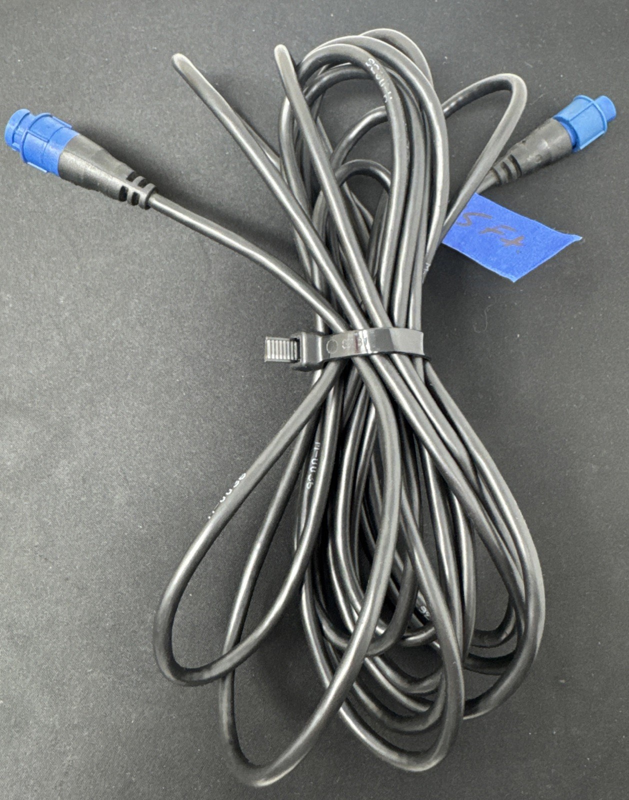 Simrad Lowrance Ethernet Blue Blk 5-Pin 15’ HDS Network Ethernet Extension Cable