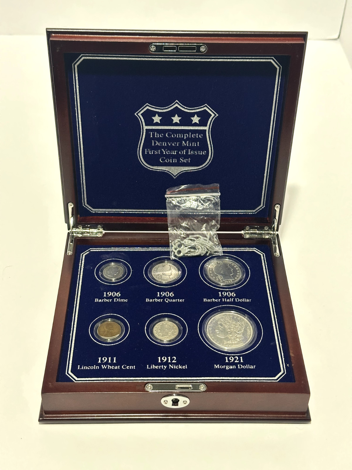 The Complete Denver Int First Year of Issue Coin Set in box from PCS