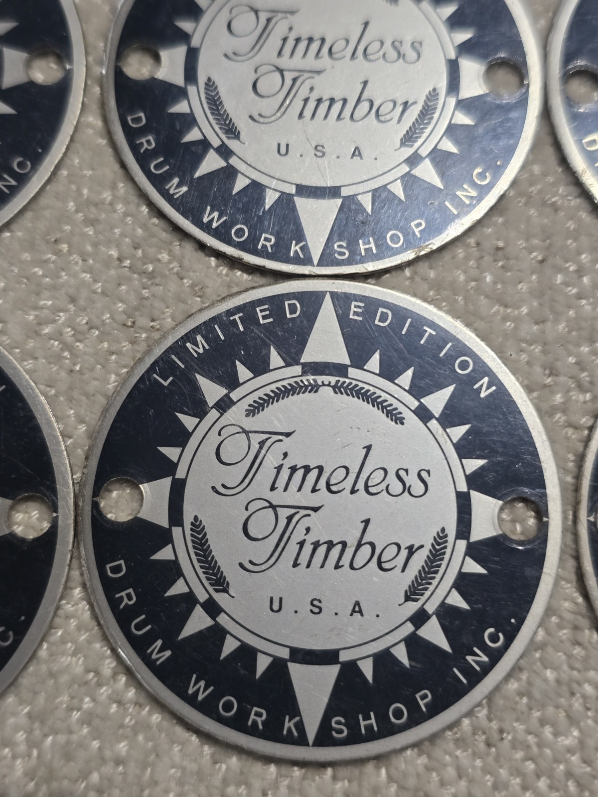 DW Drum Workshop Timeless Timber Collectors Series Badge