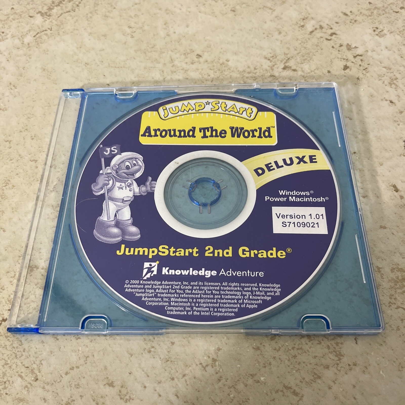 Knowledge Adventure Jumpstart Around The World Deluxe Version 1.01 CD Only