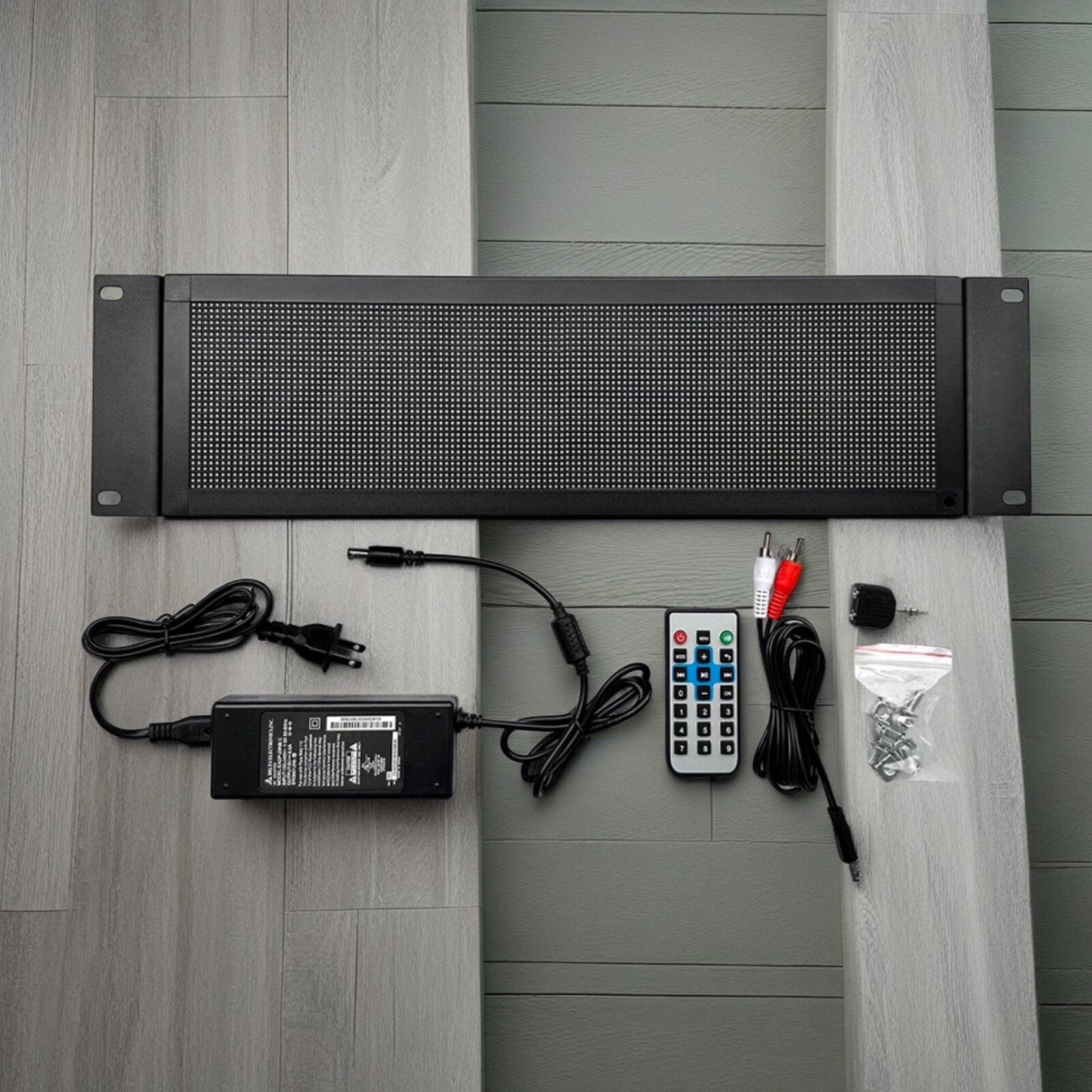 Full Color Music Spectrum Display Rhythm Light 3U with Mounting Bracket