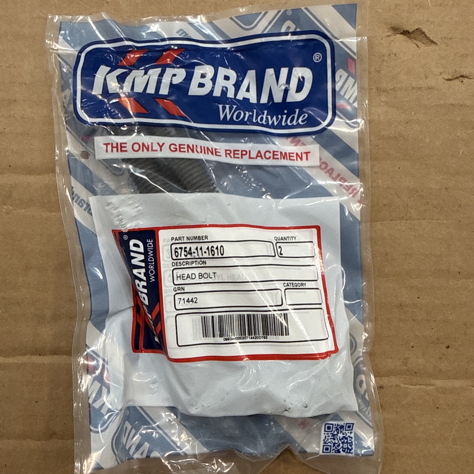 6754-11-1610 Pack of 2 CAPSCREW CYL HEAD Suitable For Komatsu