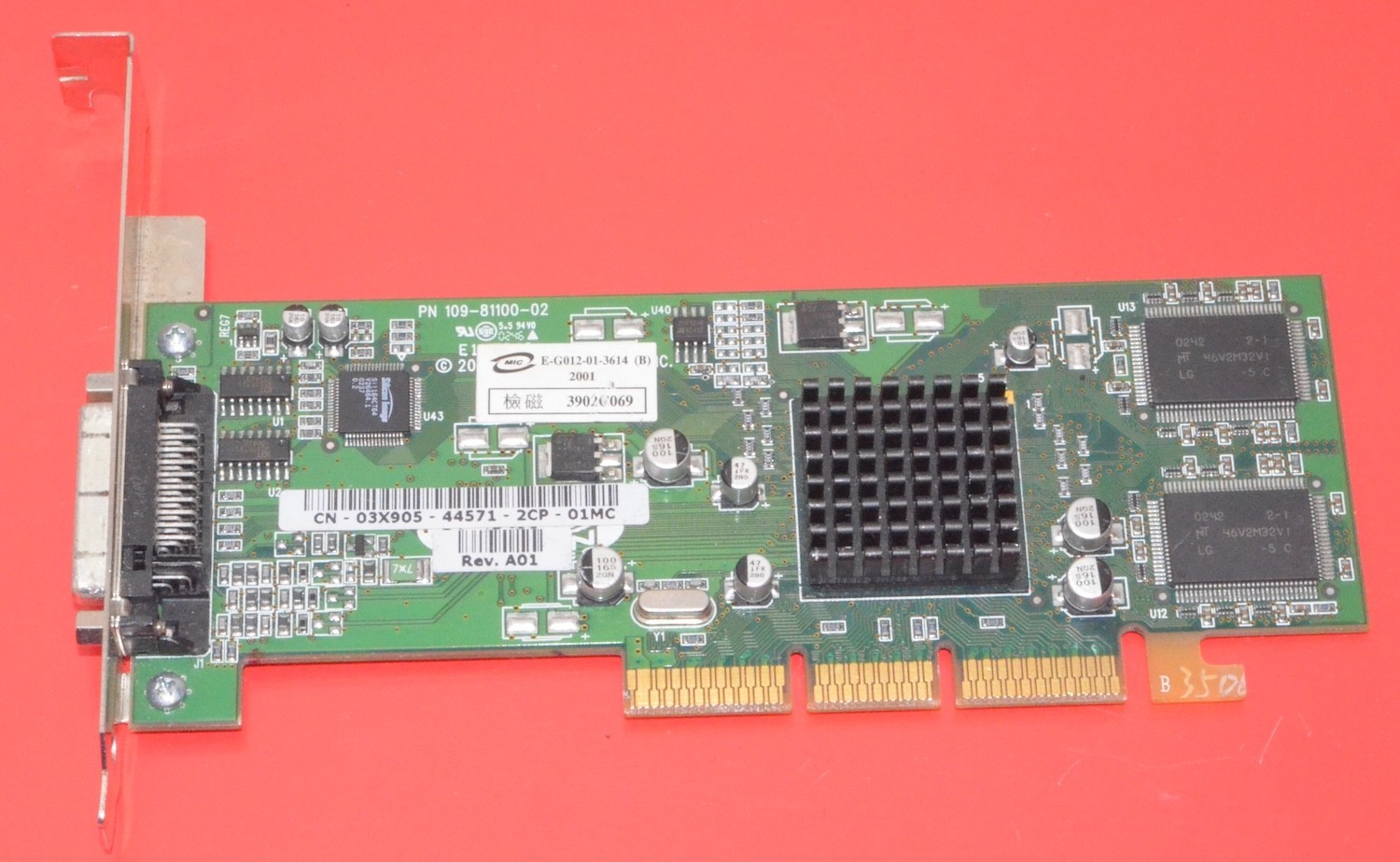 Dell/ATI Radeon 32MB Full Height AGP DVI Video Card *Used* 109-81100-02, 03X905