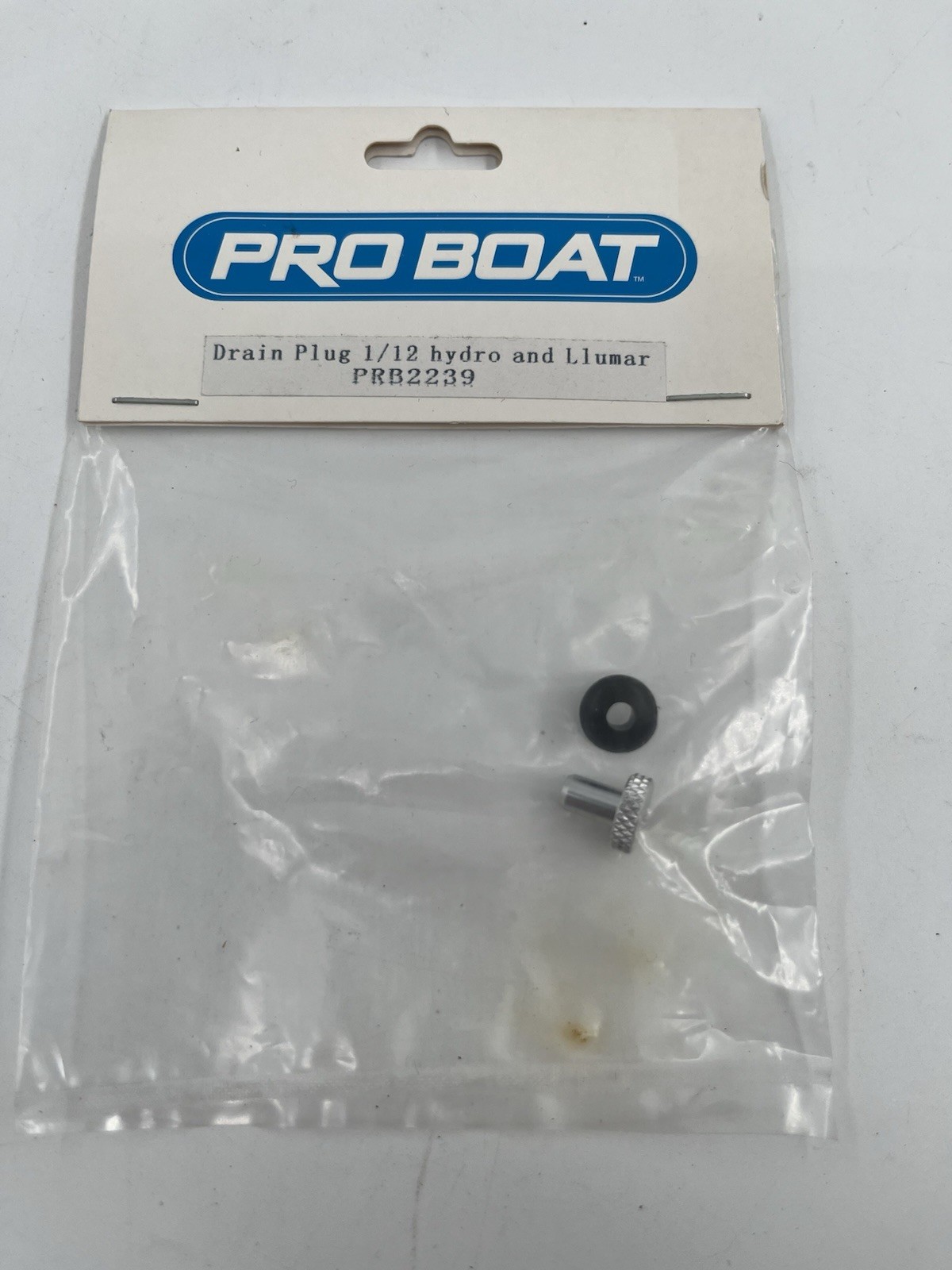 Pro Boat PRB2239 Drain Plug 1/12 Hydro And Llumar. NOS