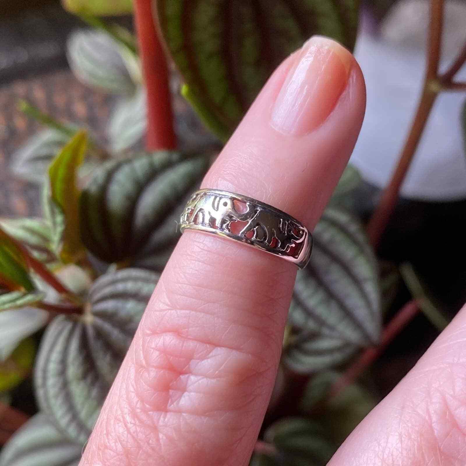 Elephant Sterling Silver Toe Ring