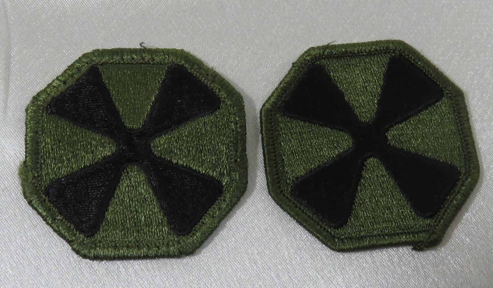 United States Army 8th Army - Military Patch set of 2