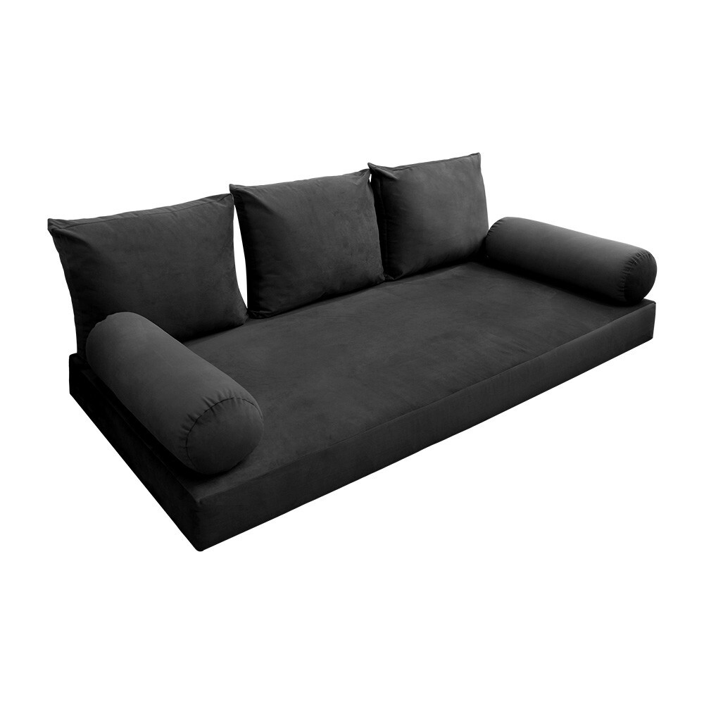 COVER ONLY Model V3 TwinXL Velvet KnifeEdge Indoor Daybed Mattress Cushion AD350