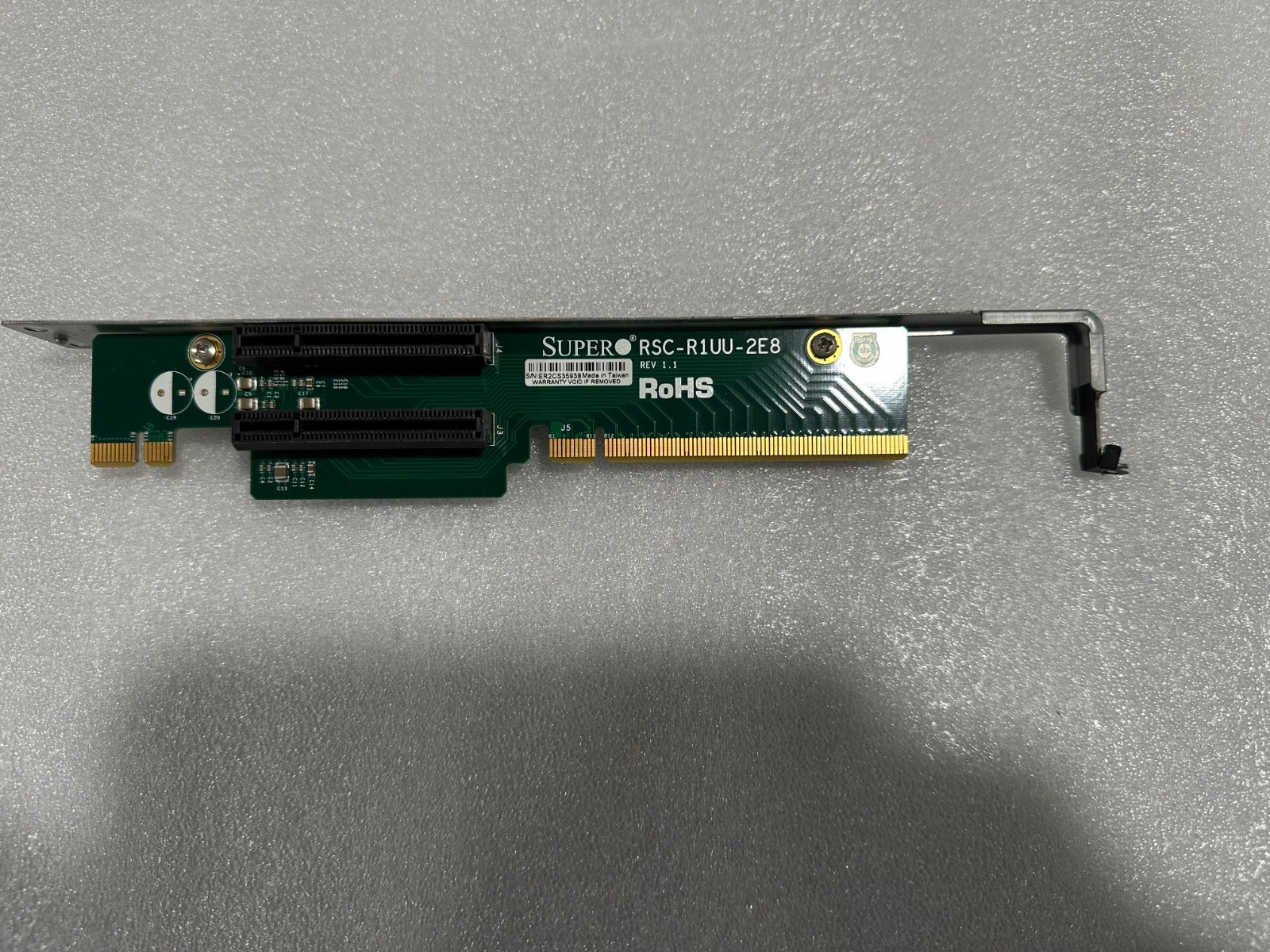 SuperMicro RSC-R1UU-2E8 1U riser card PCI-E With Bracket