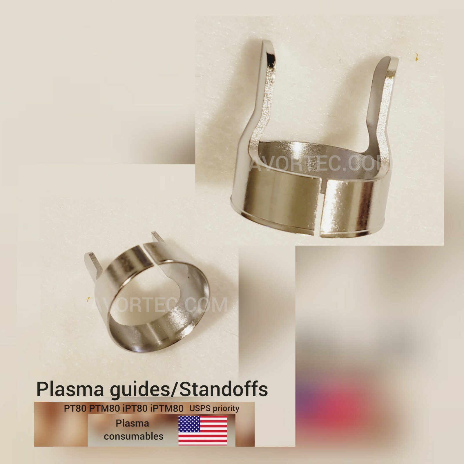 2x Plasma guides /Standoffs for PT-80 PTM-80 iPT-80 IPTM-80 Plasma Torch US SHIP