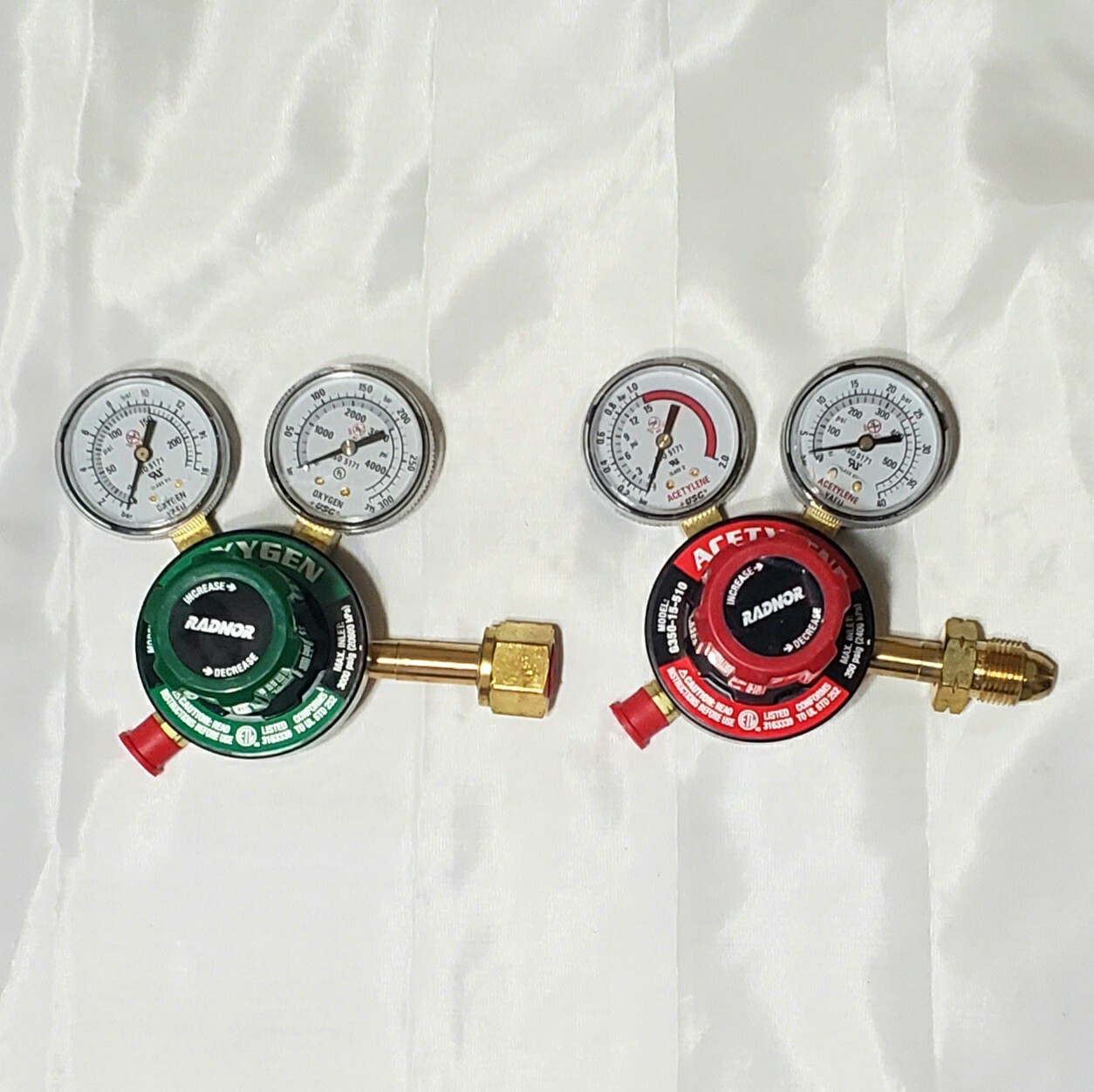 Victor Radnor G350 Regulator Set Oxygen Acetylene Cutting Welding Torch