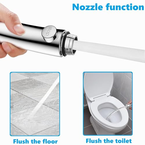 High Pressure Handheld Shower Head with ON/OFF Pause Switch - 3-Spray Settings