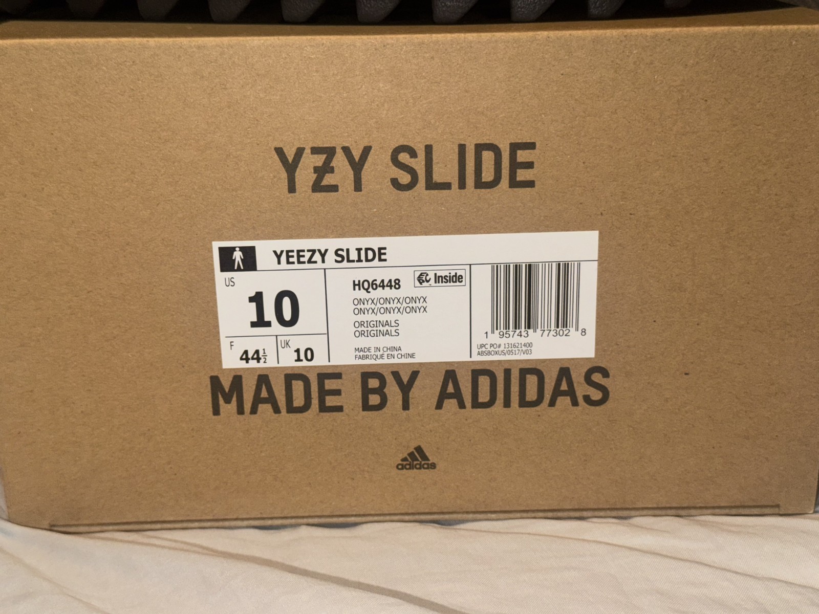 Yeezy Slide Onyx (HQ6448) | New | Sizes 9-12 | FAST SHIP | EBAY AUTHENTICITY