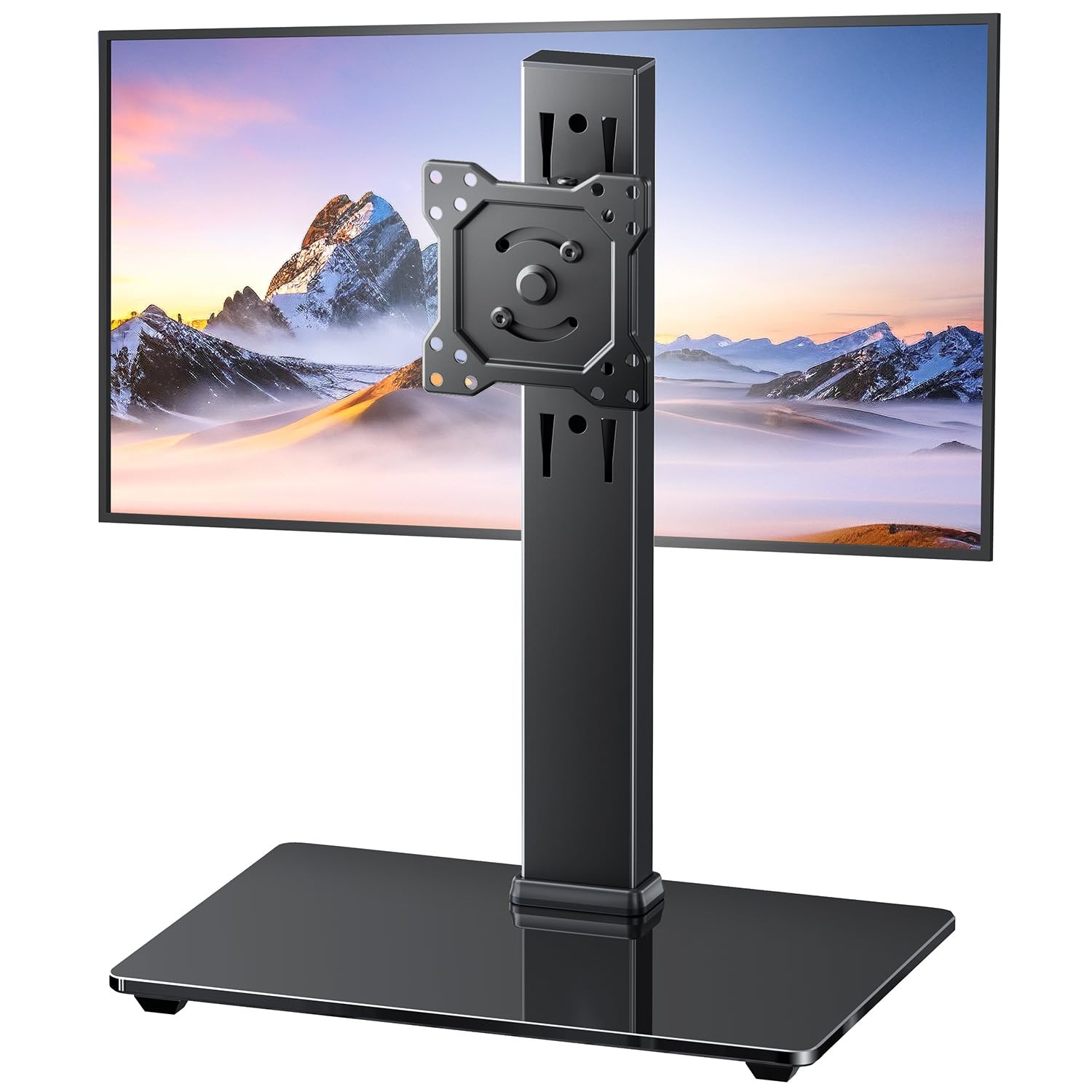 Single Monitor Stand, FreeStanding Desk Stand for 13-32 inch Screens, VESA Mo...