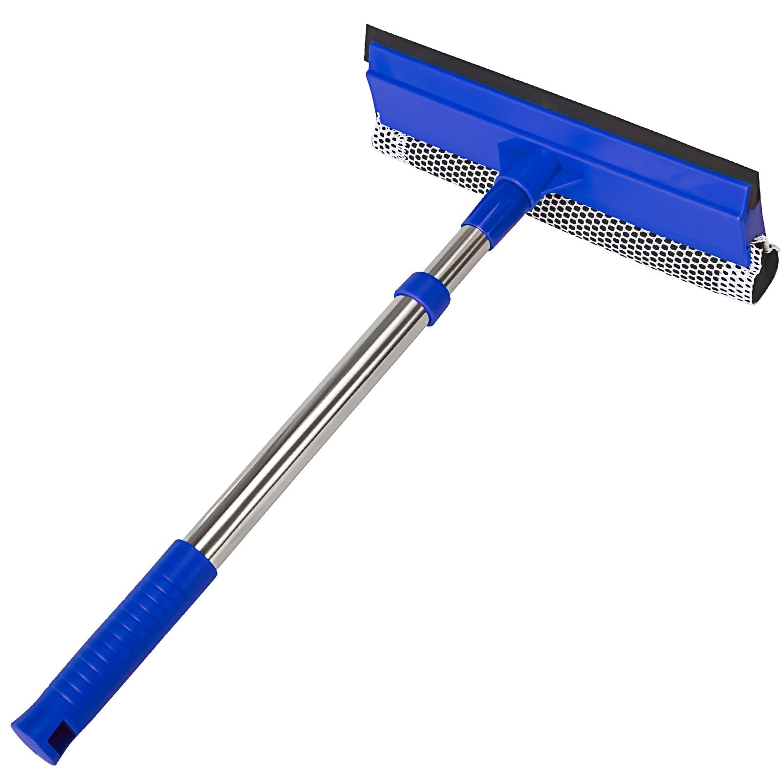 2-in-1 Window Squeegee&Car Squeegee with 15.7"-27.5" 15.7" to 27.5", Red
