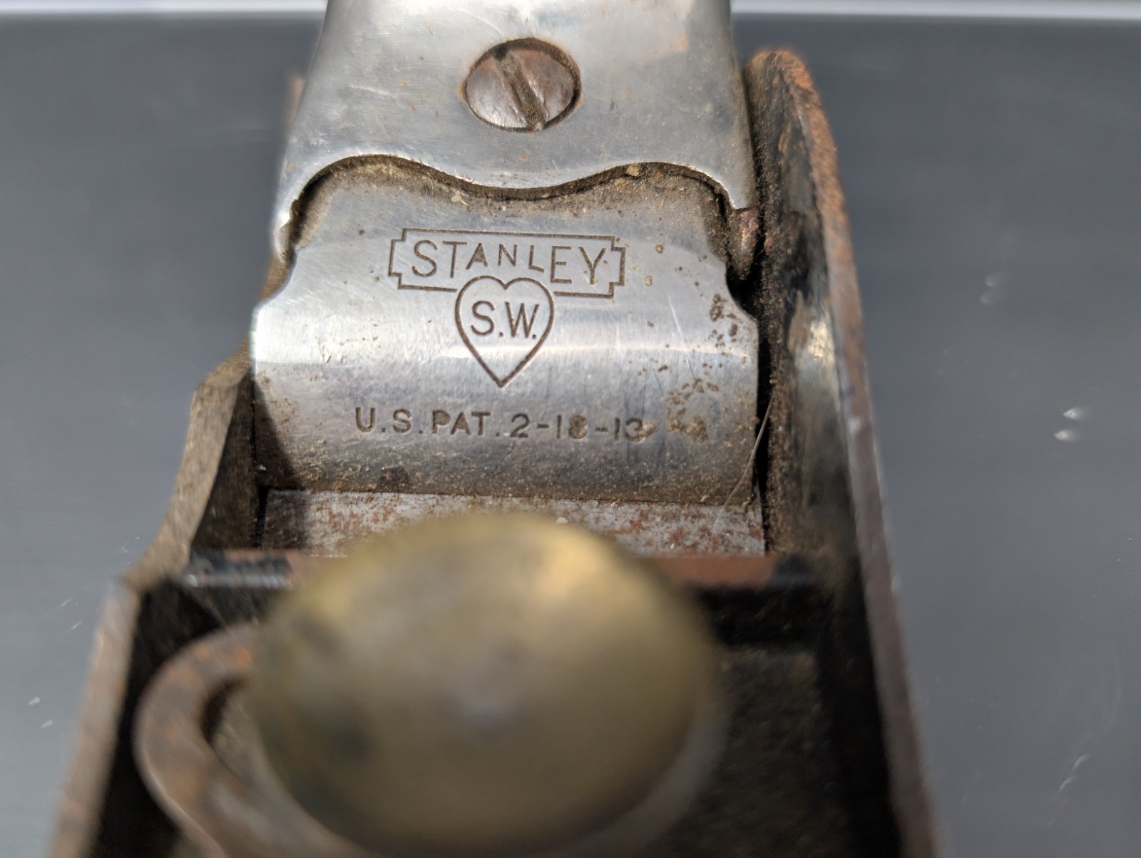 1920s Stanley SWEETHEART no. 65 Low Angle Block Plane KNUCKLE Antique Tool
