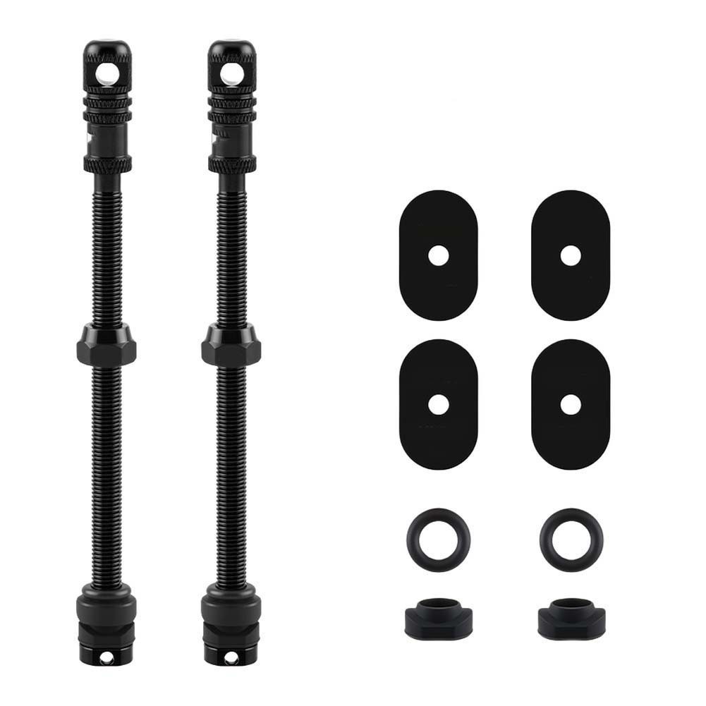 Aluminum Alloy Bike Valve Extension 45 55 65 75 85 100 mm for Deep Profile Rims