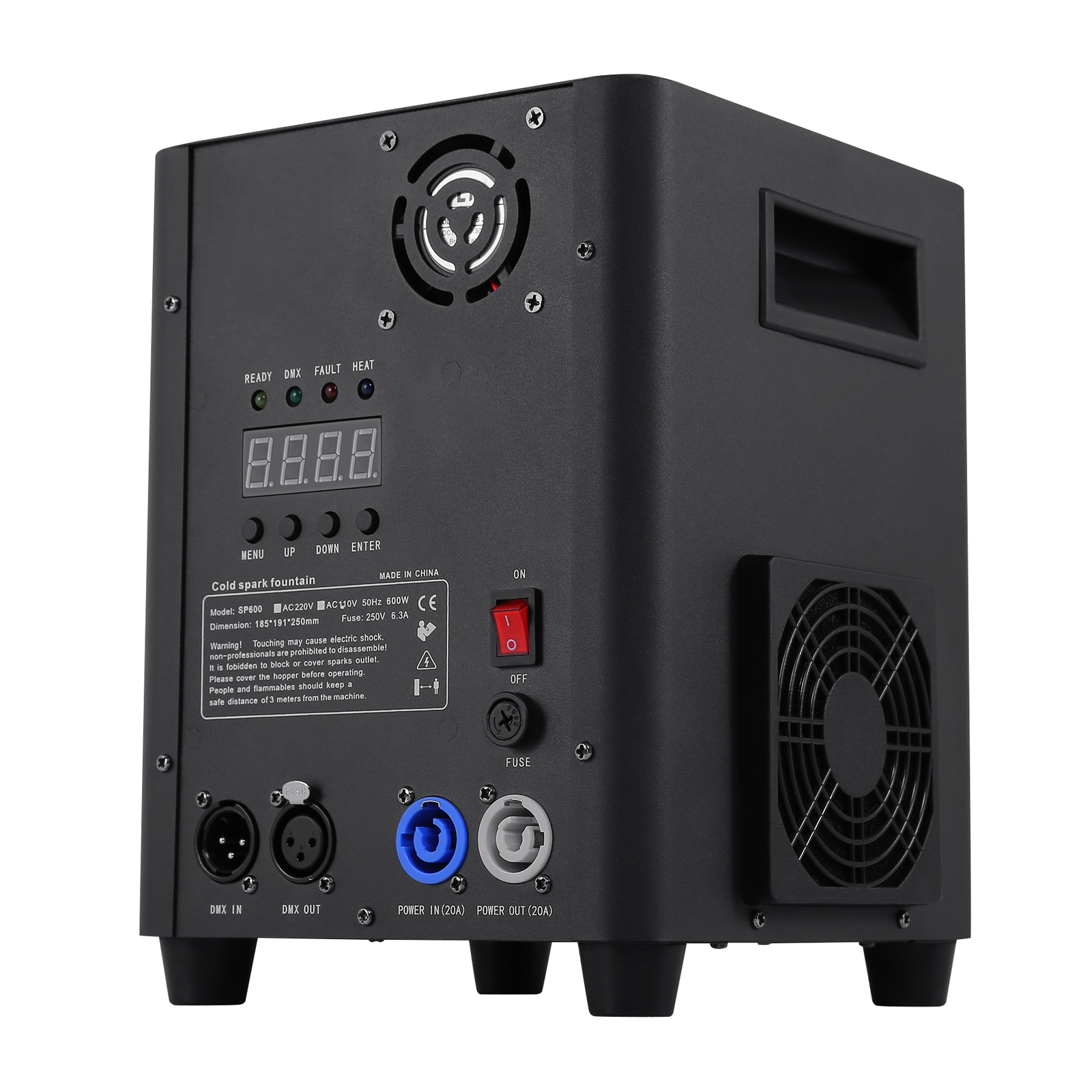2pcs 750W Cold Spark Machine Stage Effect DMX Firework DJ Event Party Wedding
