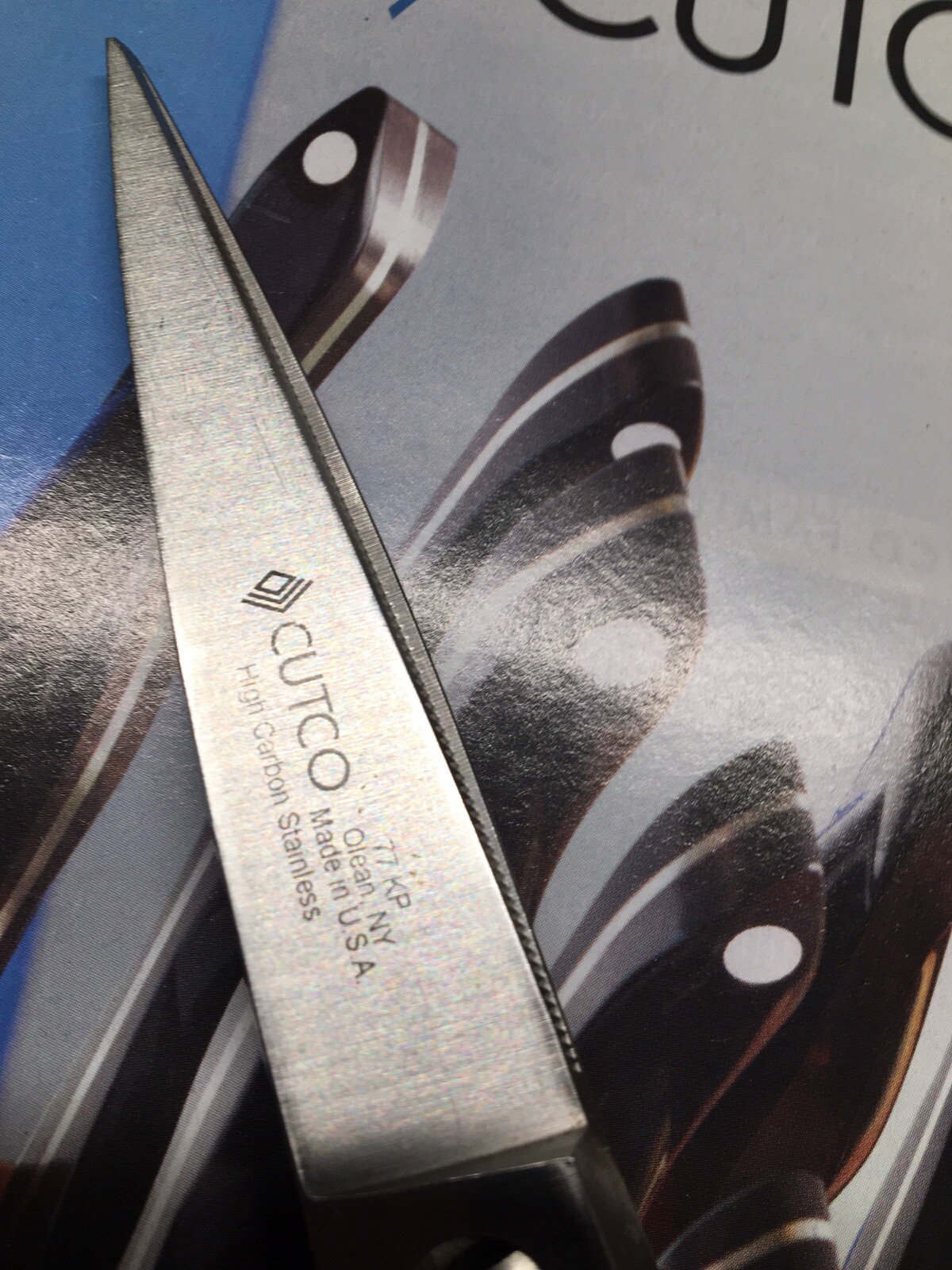 Sharpened Cutco 77 Black Kitchen Scissors / Take Apart Shears Excellent! 8inch