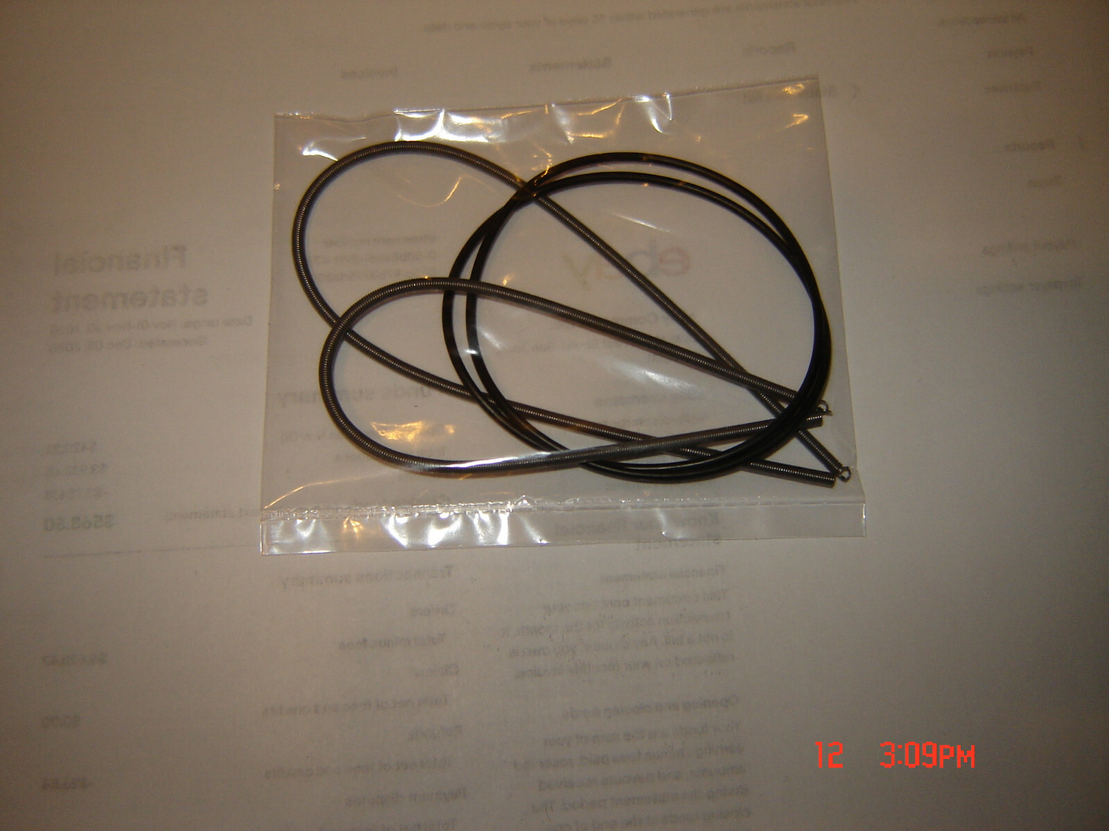 SEKONIC 80J Auto Projector Belts,2 Wire Belts,1 *Thin Rubber Belt,3 Belt Set,New