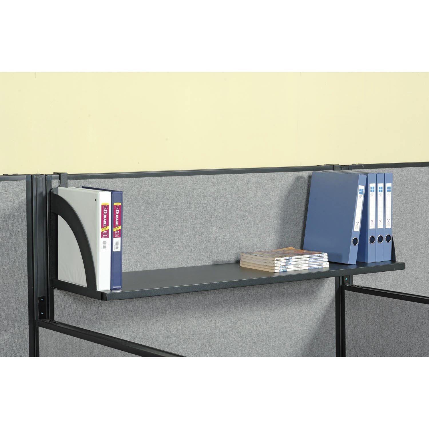 Global Industrial 60"W Hanging Shelf Black
