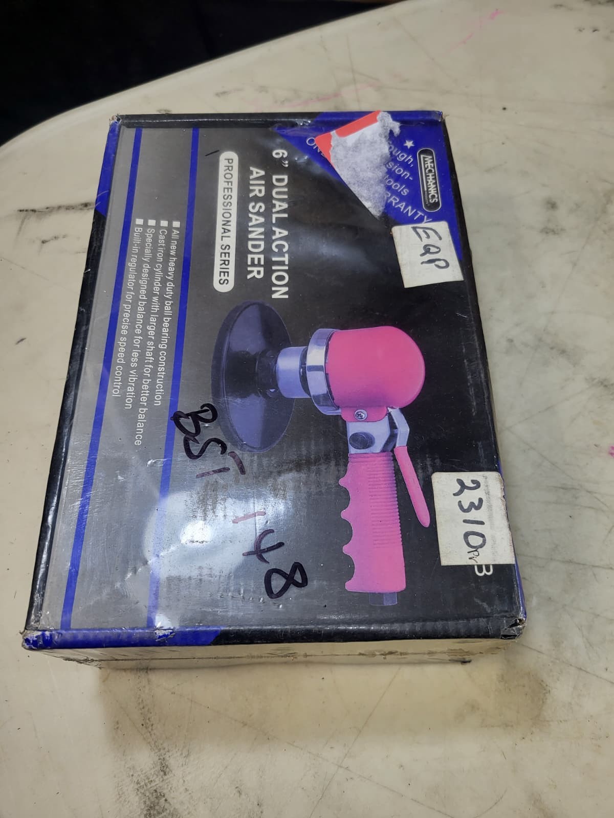 MECHANICS PRODUCTS 6in Dual Action Air Sander  M568D- Professional Series