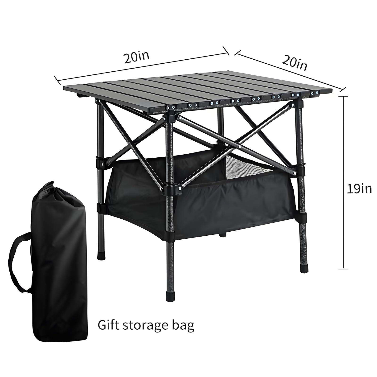 Beach Tables Foldable,Folding Aluminum Camping Tabletop，Portable Camp Table,F...