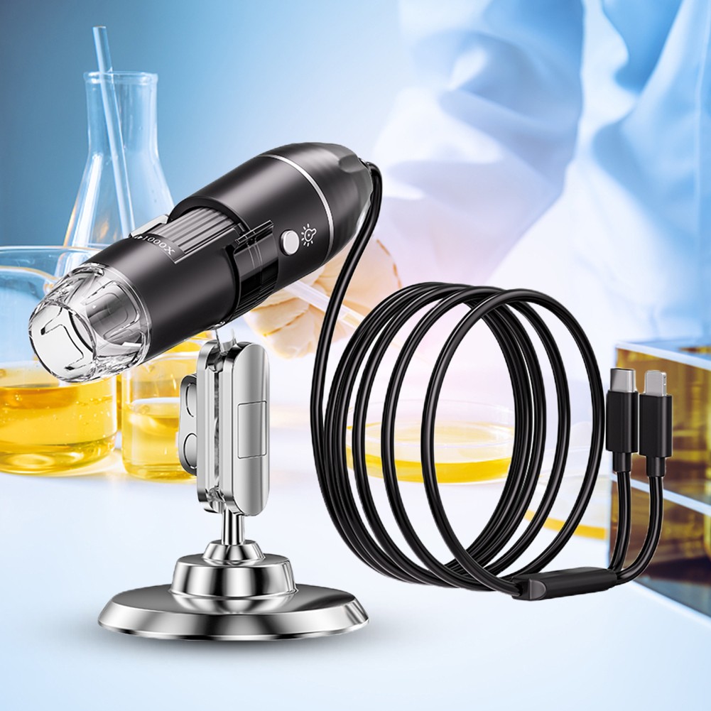 1600X Digital Microscope Useful Portable Electronic Microscope for I OS Android