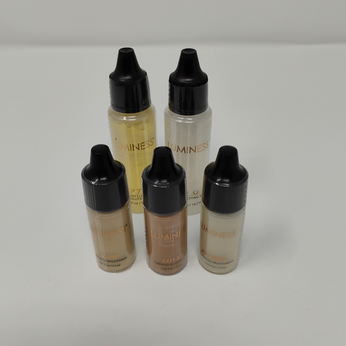 Luminess Primer | Cleaner | Glow | Final Seal | Illuminator - Set of 5 Sealed