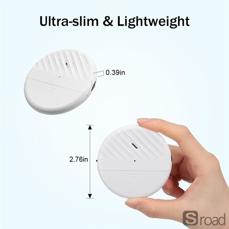 Wireless Vibration Sensor Alarm 125dB, Adjustable Sensitivity For Window Door