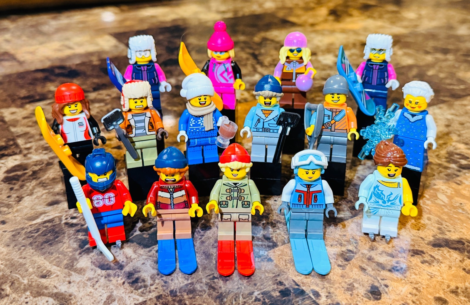 Lego BAM Winter Village Minifigures, Brand New YOU PICK & CHOOSE!
