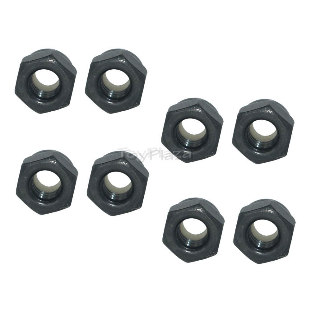 Hispeed 02055 Nylon Lock Nut M4 8pcs for HSP HiMOTOR 1/10 RC Crawler Truck 94180
