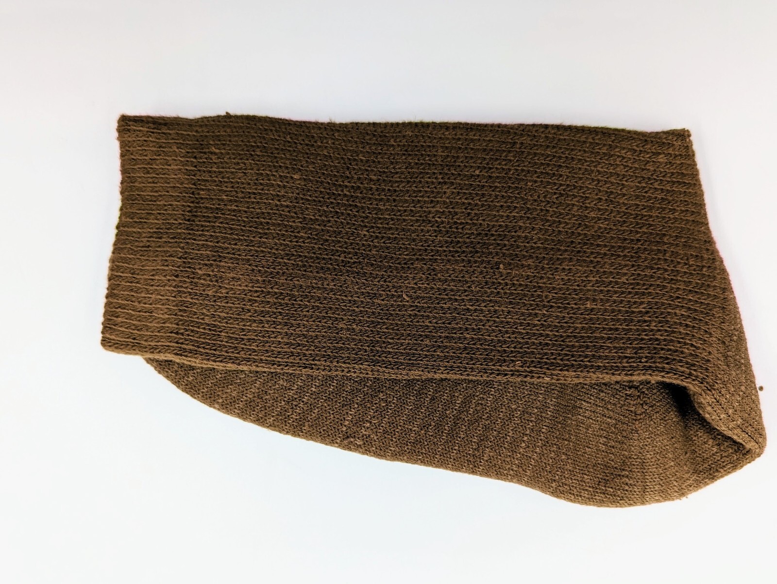3 Pairs XS Size 7-9 Brown Military Socks Crew Anti-Microbial Cotton Blend USA