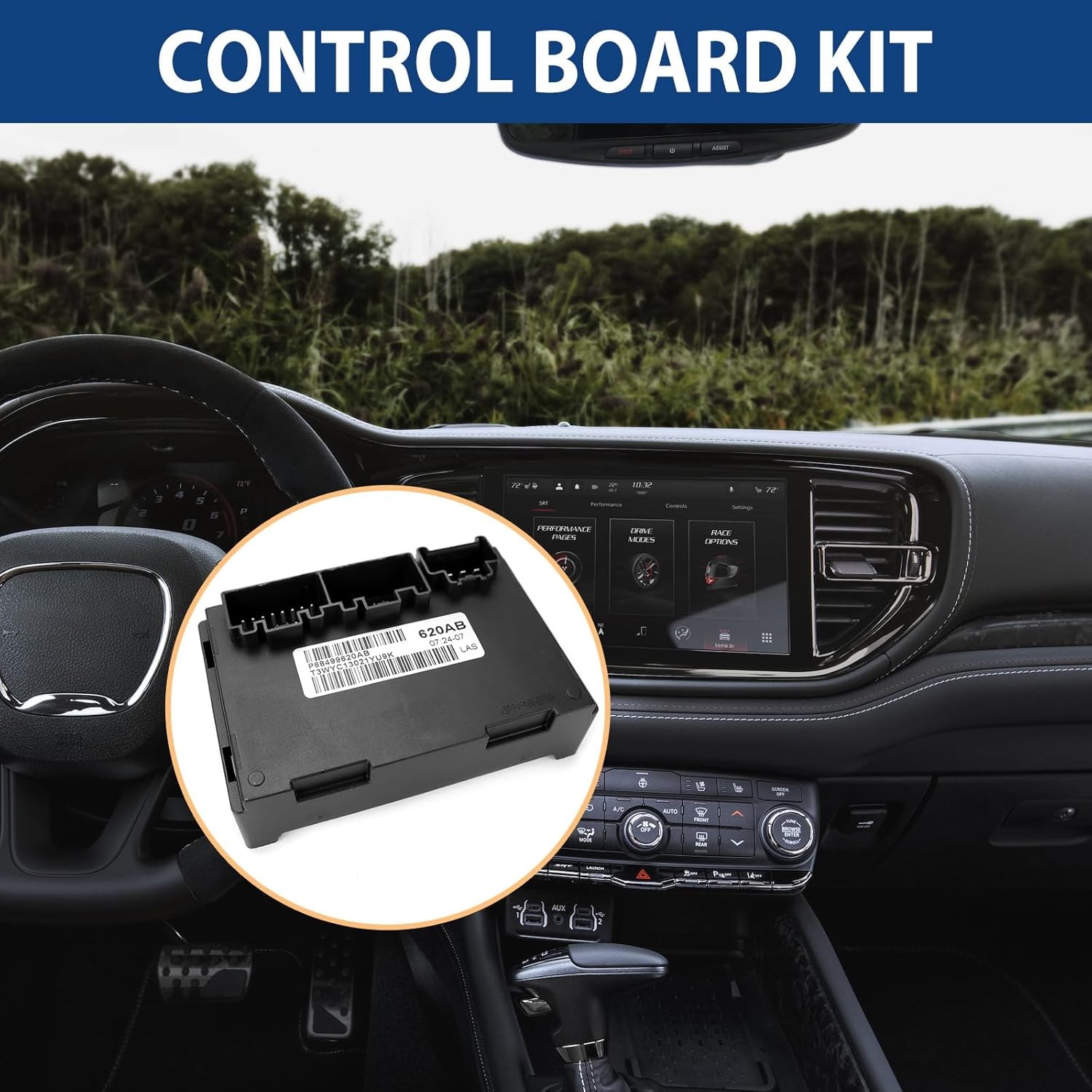 For 2021-2025 Dodge Durango Transfer Case Control Module 68499620AA Plug & Play